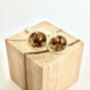 Wood And Silver Cufflinks, thumbnail 1 of 4