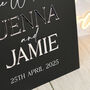 Manhattan Welcome To Our Wedding Acrylic 3D Sign, thumbnail 6 of 7