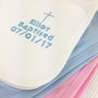 Personalised Embroidered Christening Blanket Gift, thumbnail 4 of 5