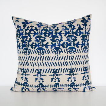 Blue Print Cushion Cover, 2 of 3