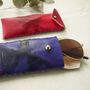 Leather Glasses Case, Tie Dye Leather, thumbnail 6 of 12