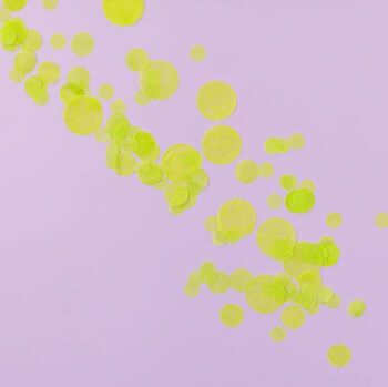 Lime Green Wedding Confetti | Biodegradable Confetti, 5 of 6