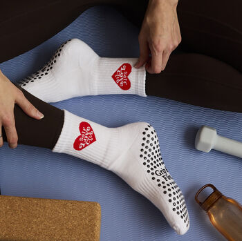 'Self Love Club' Grip Socks, 2 of 5
