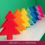 Lego Compatible Medium Christmas Tree, thumbnail 1 of 12