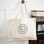Personalised Initials Oversized Shopper And Beach Bag, thumbnail 5 of 7