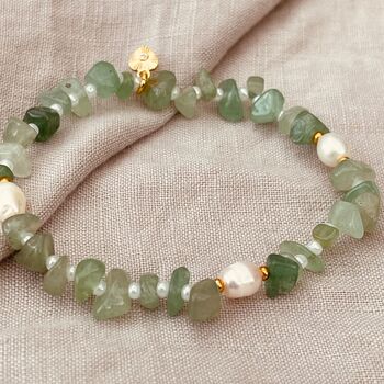 Heartsease Green Aventurine Bracelet, 3 of 6