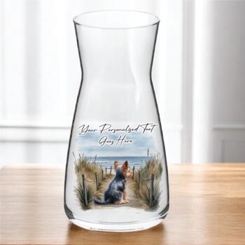 Personalised Yorkshire Terrier Dog Beach Walk Collection, 8 of 8