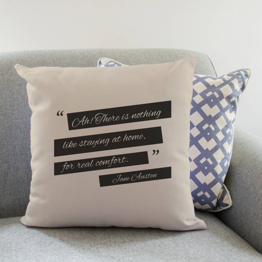 Personalised Quote Cushion By So Close