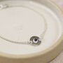 Sterling Silver Double Chain Boho Birthstone Bracelet, thumbnail 5 of 6