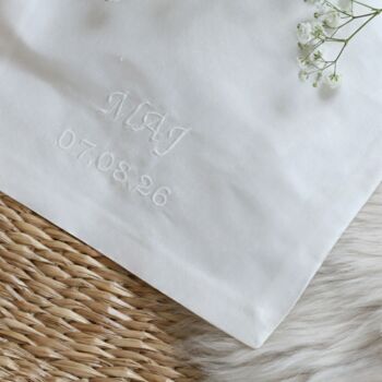 Silk And Tulle Christening Gown | Evelyn, 12 of 12