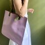 Giant Personalised Leather Tote, thumbnail 4 of 6