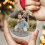 First Christmas Together Photo Ornament 2025 Couple, thumbnail 4 of 8