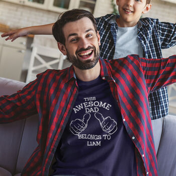 Fathers Day Gift Personalised T Shirt For Dad, 3 of 4