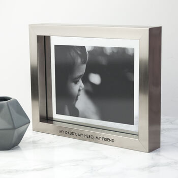 Personalised Metallic Floating Photo Frame, 12 of 12