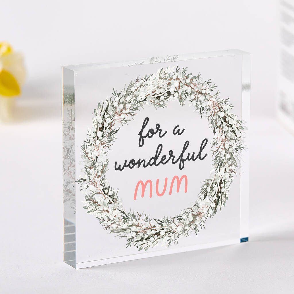 New Mummy Acrylic Plaque Keepsake Gift, 1 of 6