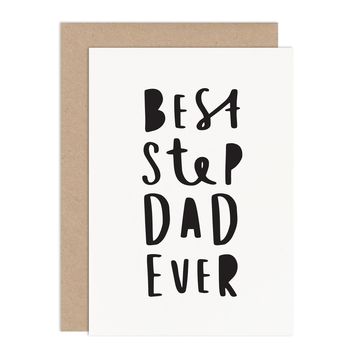 Best Step Dad Ever Father's Day Card, 2 of 2