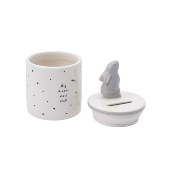 Ceramic Hare Money Pot Box | Gift Box, 4 of 4