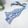 Blue Strawberry Thief Bow Tie, thumbnail 2 of 4