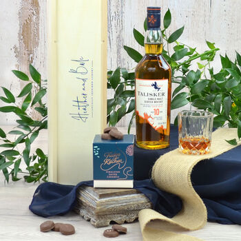Talisker Whisky And Chocolate Gift Box, 3 of 4