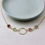 Family Circle Birthstone Necklace, thumbnail 4 of 10