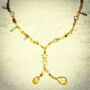 Golden Treasure Beach Charm Necklace, thumbnail 3 of 3