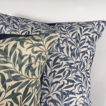 William Morris Willow Bough Cushion Cover Green, 4 of 4