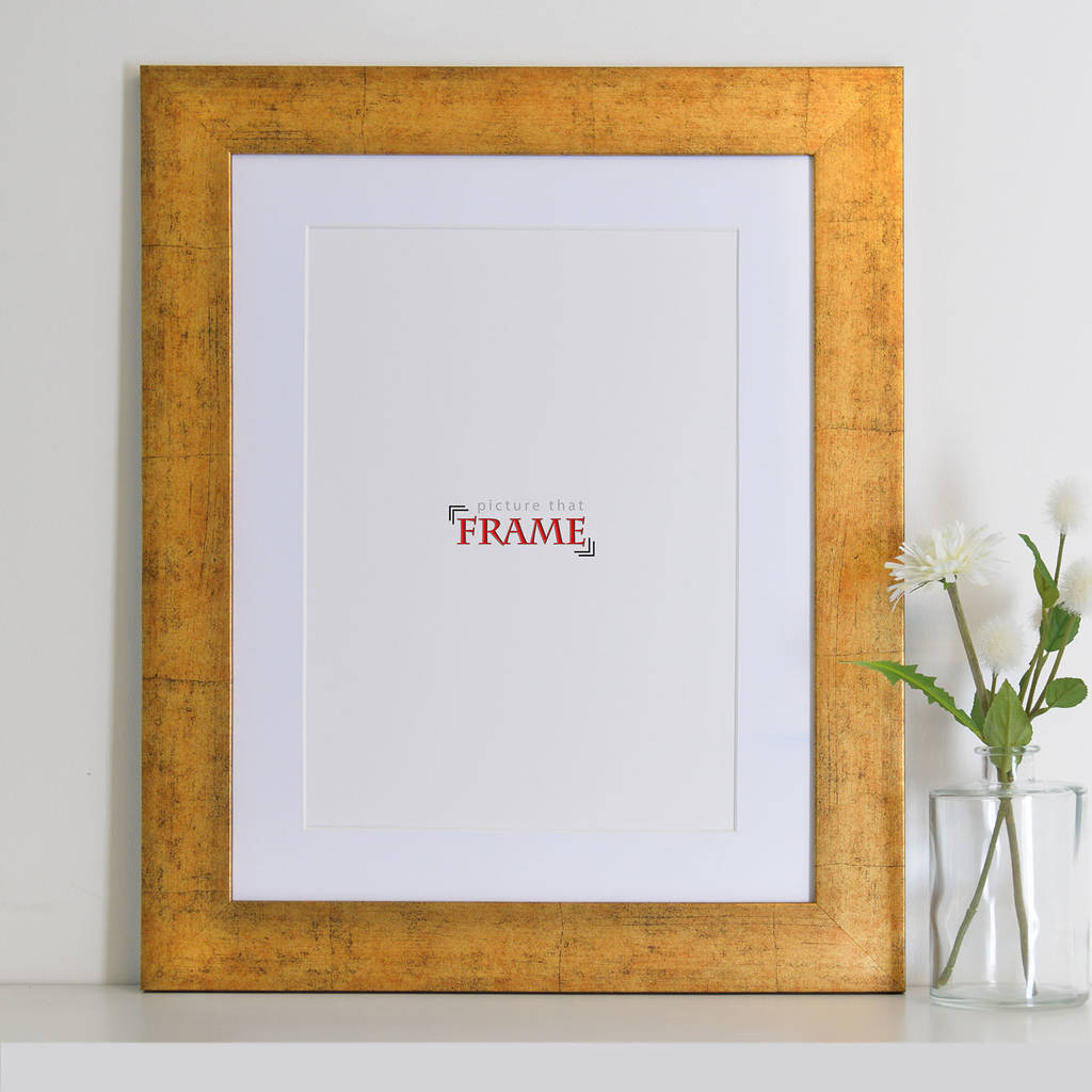 A3 Wide Gold Frame By Picture That Frame 