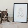Whippet Personalised Wall Art, thumbnail 3 of 10
