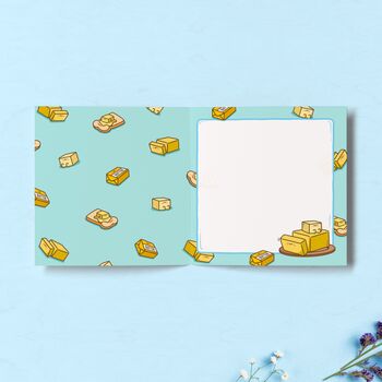 Cute Butter Love Card | Friendship Greeting Card, 4 of 4