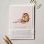 Recycled 'Brave And Beautiful' Lion Charity Card, thumbnail 1 of 3