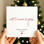 Personalised Christmas Card For Girlfriend, Wife, Partner, thumbnail 1 of 3