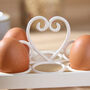 Vintage Iron Heart Egg Holder, thumbnail 3 of 4