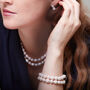 Double Strand Round And Oval Pearl Bracelet, thumbnail 3 of 4