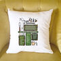 70 Years Of Gardening 70th Birthday Gift Cushion, thumbnail 1 of 6