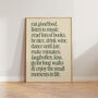 Enjoy The Small Moments In Life Print, thumbnail 5 of 7