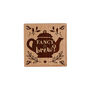 Square Oak Coaster 'Fancy A Brew?' | Homeware | Tableware | Home Decor, thumbnail 2 of 2