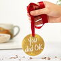 'You Did Ok' Chocolate Gold Medal, thumbnail 1 of 6