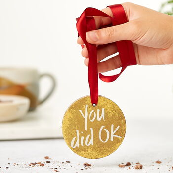 'You Did Ok' Chocolate Gold Medal, 4 of 10