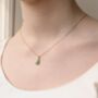 Amazonite Pyramid Pendant Necklace, thumbnail 2 of 7