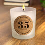Birthday Gifts Personalised Candle Cork Label, thumbnail 3 of 4