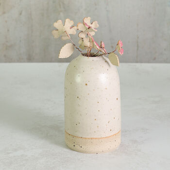 Pink Primrose Bouquet Handmade Ceramic Flowers, 3 of 8