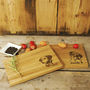 Dogs Lovers Personalised Chopping Oak Board, thumbnail 2 of 8