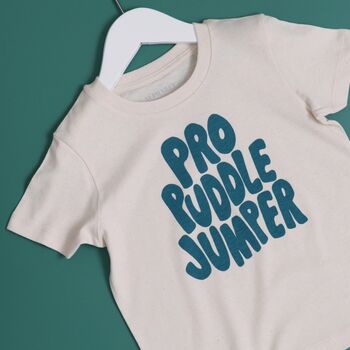'Pro Puddle Jumper' Organic Cotton Kids' T Shirt, 4 of 8