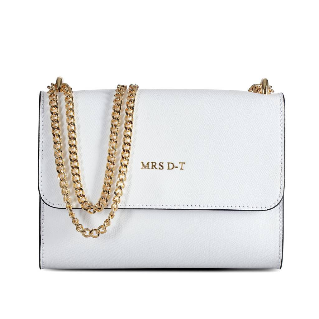 personalised clutch bag