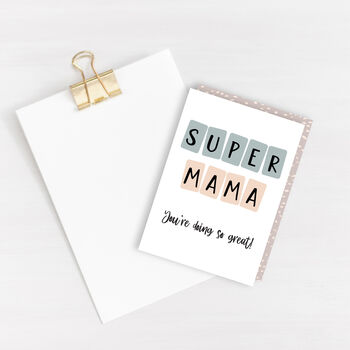 Super Mama Card, 3 of 3