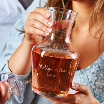 Personalised Wine Carafe, 2 of 5