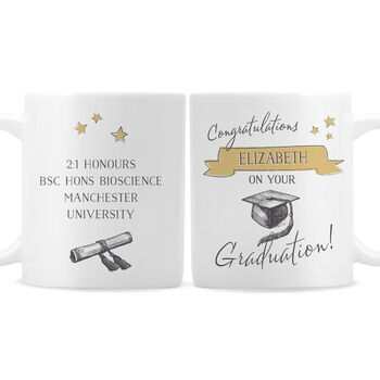 Personalised 'Congratulations On Your Graduation' Mug, 5 of 5