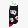 Men's Poker Playing Cards Bamboo Socks, thumbnail 4 of 4
