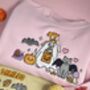 Autumn Animal Friends Embroidered Sweatshirt, thumbnail 2 of 2