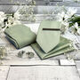 Light Sage Wedding Tie Set, thumbnail 1 of 10